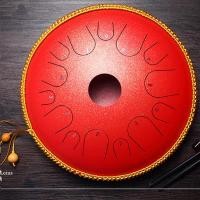 ราคา 14i nch Upgraded Professional 14 Notes Handpan drums Brass Handrum Carrying Bag Hand Drum Percussion Musical Instruments Gifts (19898802825)