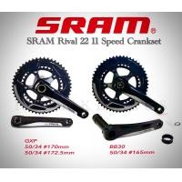 ราคา ผ่อนได้ จานหน้าเสือหมอบ SRAM RIVAL22 11 speed 50 34 165170172 5 BB30 GXP ราคาพิเศษ (17080540351)