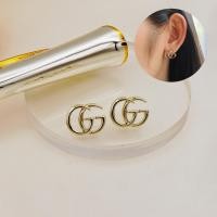 ราคา WFH ต่างหูผู้หญิง ต่างหูแบรนด์เนม ชาแนล ต่างหูเรียบหรู สีทอง สีเงิน FE164 (17950738016)