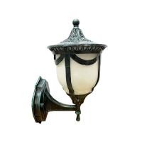 ราคา โคมไฟติดผนังภายนอก โคมไฟกิ่งภายนอก โคมไฟภายนอก สไตล์คลาสสิคสีดำปัดเขียว รุ่น WL A001 VG (13035646023)