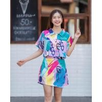 ราคา Funny Set ชุดเซ็ตสไตล์เกาหลี ชุดเสื้อกระโปรงกางเกง กระโปรงกางเกง ชุดเซต ได้ 2 ชิ้น (20296977273)