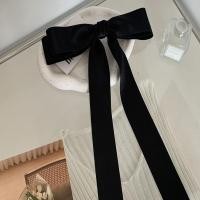 ราคา คลิปผมเกาหลี คลิปผมโบว์ใหญ่ ไม่ดำหรือขาว ผ้าไหมผ้า เครื่องประดับผมแฟชั่นPinapple (21326486343)