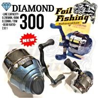 ราคา รอกกระปุก รอกกระปุกไดม่อน สำหรับปืนยิงปลา Diamond รอกใช้ประกอบกับปืนยิงปลา รอกยิงปลา รอกกระปุกยิงปลา ขนาดรอก 8 x10 เซนติเมตร น้ำหนัก 250 กรัม Gear ratio 2 8 1 Line capacity 0 285mm 80m (18862081257)