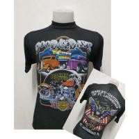 ราคา เสื้อยืดฮาเลย์ Harley Davidson ผ้าบาง50 ผ้ามุ้ง ผ้าบางใส่สบาย ป้ายVintage 3D EMBLEM S 5XL (20800727462)