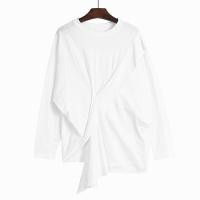ราคา XITAO T shirt Full Sleeve Irregular Patchwork Women Casual T shirt (20344909375)