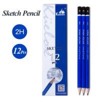 ราคา Kuelox 1100 Sketch ดินสอ H 2H HB B 2B 3B 4B 5B 6B 7B 8B EE สีดำ สีฟ้าปากกาถ่านภาพวาดดินสอเครื่องเขียน (14603095358)