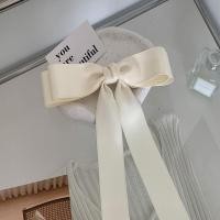 ราคา คลิปผมเกาหลี คลิปผมโบว์ใหญ่ ไม่ดำหรือขาว ผ้าไหมผ้า เครื่องประดับผมแฟชั่นPinapple (21326486342)