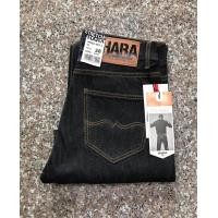 ราคา Hara กางเกงยีนส์ผู้ชาย ขากระบอกธรรมดา ผ้าไม่ยืด เอวกลาง เป้าซิป สีดำฟอก ของแท้จากSHOP (20046535964)