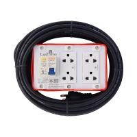 ราคา บล๊อกยาง PVC พร้อมสายไฟ VCT 3 x 1 5 มีเบรกเกอร์กันดูด 4 ช่อง LUZINO รุ่น LUZINOLT RGB4 ขนาด 10 เมตร (16574671021)