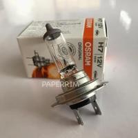 ราคา หลอดไฟหน้ารถ H7 12V 55W Osram แท้ 100 หลอดไฟ H7 (16232523208)