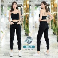 ราคา Jogger pants กางเกงจ๊อกกอร์ขาจั้ม ผ้ายืดคอตตอน เป้าซิป J33 2 แบบเรียบ แนวเท่ๆ มีสไตล์ ใส่ได้ทั้งชายหญิง เนื้อผ้ายืดหยุ่น ใส่สบายคล่องตัว (10811865819)