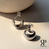 ราคา URPALS ต่างหูสายฝอ Stainless ชุบทอง 18K คุณภาพสูง ใส่อาบน้ำ ออกกำลังกายได้ (21292591870)