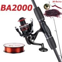 ราคา เบ็ดตกปลาครบชุด พร้อมเหยื่อ แถมเอ็น 1 65M 1 8M คันเบ็ด คัน เบส เบ็ดตกปลา คันเบส คันสปินนิ่ง คันเบ็ดถูกๆ รอกสปินนิ่ง รอกหยดน้ำ (21351989842)