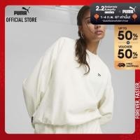 ราคา PUMA PRIME SELECT เสื้อสเวตเชิ้ตผู้หญิงโอเวอร์ไซส์ DOWNTOWN สีขาว APP 62145565 (20965517776)