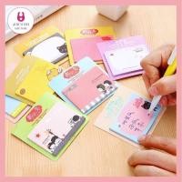 ราคา AHH YOHH 1 ชิ้น กระดาษโน๊ตมีกาว Post it โพสอิท การ์ตูน สไตล์เกาหลี คละลาย คุณภาพดี ติดแล้วอยุ่ไม่หลุดง่าย แถบกาวกว้าง เหนียว ติดแน่น ราคาถูก (17439747143)