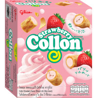 ราคา ซื้อครบ 99 บาทส่งฟรี Glico Collon ช็อคโกแลต ครีม สตรอเบอร์รี่ 54 กรัม (17328203579)