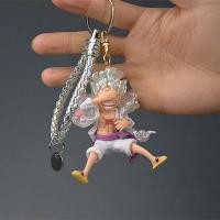 ราคา อะนิเมะ Monkey D Luffy Keyring ตัวเลข GK Sun God Nika Gear 5 Luffy Key Chain Action Figure Collection ของเล่นของขวัญ (20796473936)