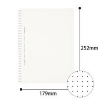 ราคา สมุดโน้ต Kokuyo Campus รุ่น Soft Ring Notebook เส้นจุด และ เส้นบรรทัด 80 แผ่น (17461266948)