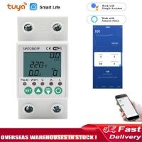 ราคา Tuya Smart Life Wifi Smart Energy Meter KWh เมตร Earth Leakage Over ภายใต้แรงดันไฟฟ้าทำงานกับ Alexa Smart บ้าน (21341707248)