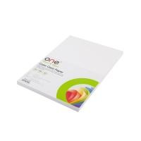 ราคา ONE กระดาษการ์ด A4 180แกรม 50แผ่น แพ็ค สีขาว (16472162880)