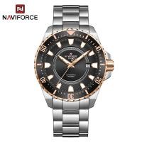 ราคา NAVIFORCE Watches for Men Mechanical Automatic Formal Business Wristwatch Waterproof 10ATM Stainless Steel Watch (20953483928)