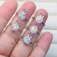 ราคา Meena Gems แหวนพลอยแท้ โอปอล ตัวเรือนเงินแท้925 เครื่องประดับพลอยแท้นำโชค พลอยประจำวันเกิด แหวนกระต่าย แหวนหมุนได้ พลอยประจำเดือนตุลาคม (20869858328)