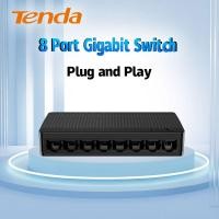 ราคา Tenda สวิตช์เครือข่าย SG108 8พอร์ตกิกะบิตเดสก์ท็อปสวิตช์ RJ45 10 100 1000Mbps พอร์ต SOHO Switch สลับ1 6Gbps (21170799769)