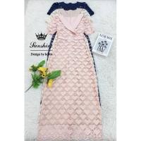 ราคา เดรสสูท งานปักลายหัวใจ Lady sunshine (21253559145)