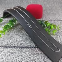 ราคา สร้อยคอลายโซ่ห่วง ทองคำขาว 9K (21098191886)