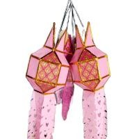 ราคา โคมล้านนา โคมผ้า โคมแขวน โคมลอยกระทง โคมยี่เป็ง ขนาด 6 นิ้ว ลายไทย (5747966427)