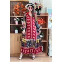 ราคา เดรส เดรสสไตล์โบฮีเมี่ยน เดรสสาวอวบ ฟรีไซด์อก32 48นิ้ว ยาว 48นิ้ว สาวอวบอ้วนใส่ได้ เดรสยาว ด้านหลังเป็นเชือกผูกปรับได้ ส่งจากไทย (21336832812)