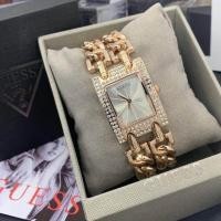 ราคา Guess สายโซ่ล้อมเพชร นาฬิกาหรูงานดี แถมฟรีกล่องหมอน ผ้าเช็ด เซ็ทเวลา (19004463782)