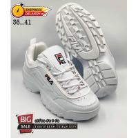 ราคา รุ่นยอดฮิต รองเท้าผ้าใบFila Disruptor II Size 36 45 เผื่อ1ไซส์ รองเท้าสีดำล้วน รองเท้าแฟชั่น รองเท้าทำงาน รองเท้ากีฬา สวยตรงปก100 (20928587304)