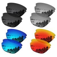 ราคา 4คู่เลนส์อะไหล่โพลาไรซ์สำหรับ Oakley Frogskins Lite OO9374กรอบแว่นกันแดด ติดตั้งได้ง่าย เข้ากันได้อย่างสมบูรณ์แบบ ป้องกันรังสียูวี100 ดำ เงิน น้ำเงิน แดงแพ็กสุดคุ้ม (20535535282)
