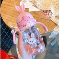 ราคา ขวดน้ำ แก้วน้ำหัดดื่ม กระติกน้ำหลอดดูด พับเก็บได้ พร้อมหูจับ สายสะพาย ปิดฝาคว่ำไม่หก ตกไม่แตก (20964707342)