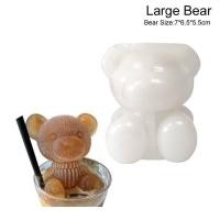 ราคา แม่พิมพ์ซิลิโคน 3 มิติ รูปทรงหมี 3D bear ice cube ice แม่พิมพ์วุ้น พิมพ์สบู่ แม่พิมพ์รูปหมี (19911486230)