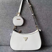 ราคา GUESS กระเป๋าสะพายไหล่แฟชั่นผู้หญิงกระเป๋าแบบหนีบแขน VG841618 (20082937014)