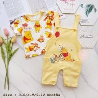 ราคา ชุดหมีพูห์เด็ก ชุดเอี๊ยมเด็ก เสื้อผ้าเด็กทารก ชุดเด็กอ่อน ชุดรอมเปอร์เด็ก ราคา 250บาท เสื้อยืดทารกลายพูห์ (9273960716)