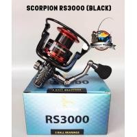 ราคา รอกสปินนิ่ง SCORPION RS 3000 BLACK RED (969584395)