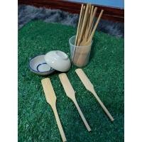 ราคา ไม้พายจิ๋วขนาด13cmไม้แคะขนมตักครีมปาดเนยหรือแว๊กขน (16381962564)