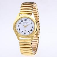 ราคา แฟชั่นนาฬิกาข้อมือผู้หญิงยางยืดนาฬิกาสำหรับผู้ชายหญิงคู่ทั่วไป Casual นาฬิกาสายเหล็ก (17572201812)