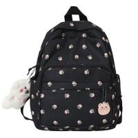 ราคา A056 12 นิ้ว กระเป๋าเป้ ใบเล็ก ลายดอกไม้ สไตล์มินิมอล สวยสุดๆ (20612109352)