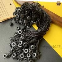 ราคา เชือกคล้องป้ายราคาสินค้า ชมพู ดำ ขาว ครีม เทา แดง น้ำเงิน 100 เส้น เชือกห้อยป้าย สายคล้องป้ายราคา ห้อยป้ายแท็ก ร้อยป้ายราคา (21350513436)