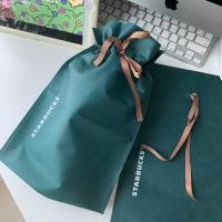 ราคา พร้อมส่งในไทย ถุงใส่แก้วน้ำ กระเป๋าสตาร์บัค กระเป๋าใส่แก้วน้ำ แก้วกาแฟ หรือแก้วเยติขนาด 30 ออนซ์ได้ ถุงผ้าสตาร์บัค (12506262202)