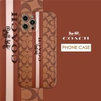 ราคา COACH iphone case 14 14Pro 14ProMax ins hot luxury 12pro models for 13 printing Soft shell 13Pro 13promax iphone case 12 pro max iphone case 11 fashion carriage COOL phone case high quality (165305837
