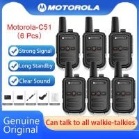 ราคา วิทยุสื่อสารโมโตโรล่า อินเตอร์คอม C51 Motorola Walkie Talkie C51 MINI เครื่องส่งรับวิทยุสองทาง5W 16ช่อง วิทยุ ยาว 5KM MINI Two WAY Radio วิทยุ Walkie Talkie ยาว 10KM (21357635283)