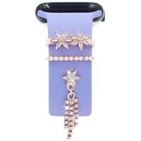 ราคา JHA9202888 กำไลข้อมือสร้อยข้อมือ เครื่องประดับสายนาฬิกา โลหะสำหรับตกแต่ง เพชรประดับเพชร เสน่ห์ของสายรัดข้อมือ แฟชั่นสำหรับผู้หญิง เข็มกลัดติดผนัง แหวนตกแต่ง สำหรับ IWatch นาฬิกา อุปกรณ์เสริมสายรัด (20