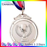 ราคา 2 Inches 1st 2nd 3rd Prize Medal with Neck Ribbon Gold Silver Bronze Prize Round for Kids School Sports Meeting (20975327801)