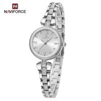 ราคา NAVIFORCE Watch for Women Original Branded Genuine Stainless Steel Waterproof Diamond Watch Elegant Quartz Ladies Watches (21357621900)