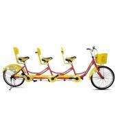ราคา จักรยานครอบครัว จักรยานพ่อแม่ลูก 3 ที่นั่ง จักรยานท่องเที่ยว จักรยานทัวร์ จักรยานชมสถานที่ท่องเที่ยว ล้อ 24 3คนปั่น รห10003 (18918088627)